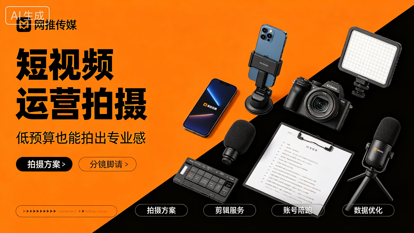 短视频运营服务示意图